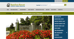 Desktop Screenshot of barefoothoa.com